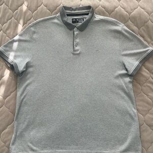 Calvin Klein Men's Gray Polo Shirt